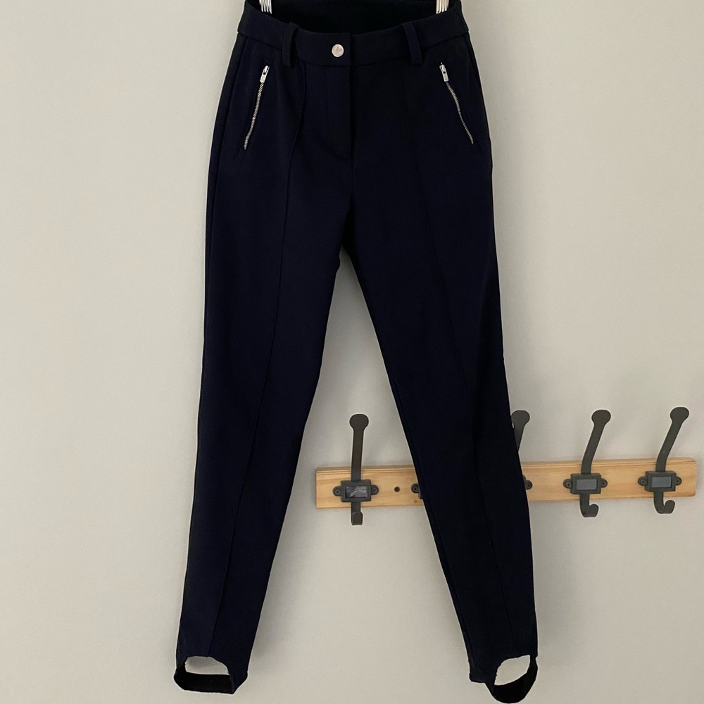 Authentic Fusalp navy ski pants (missing size tag but fit S, 13” waist)